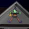 Gemmy Industries; 5ft. Airblown® Inflatable Halloween Crashing Witch with Spell Book; Category:Shop all Inflatables; Image:3
